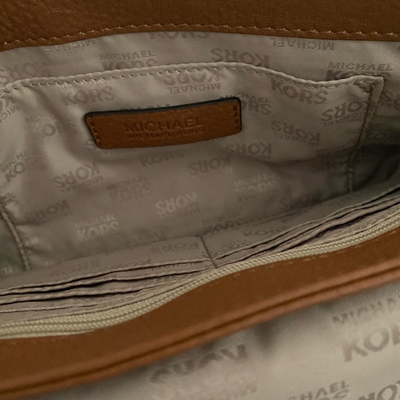 Camel Leather Michael Kors Handbag / Crossbody - Picture 7 of 7